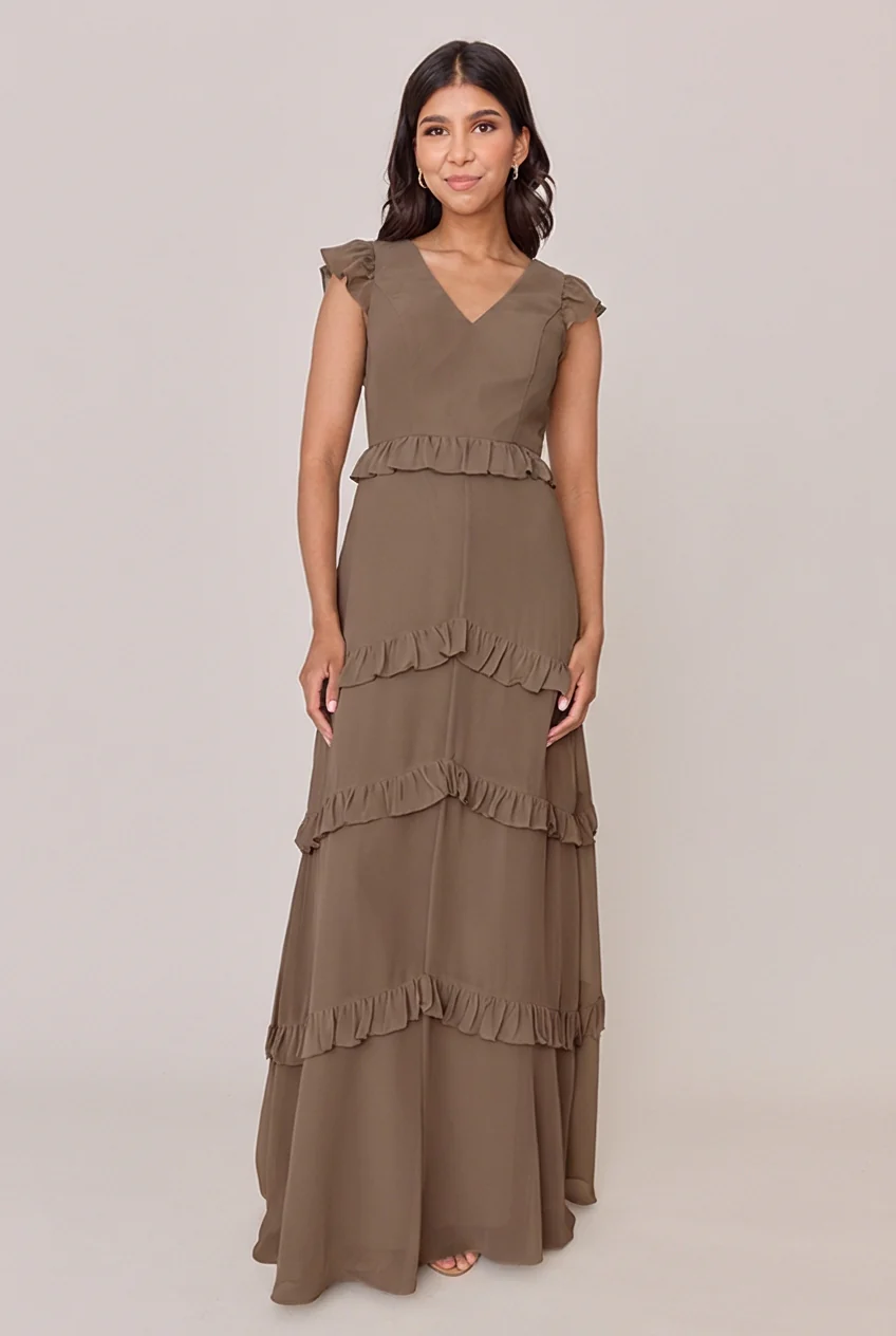Amelia Chiffon Dress | Made To Order - Image 158