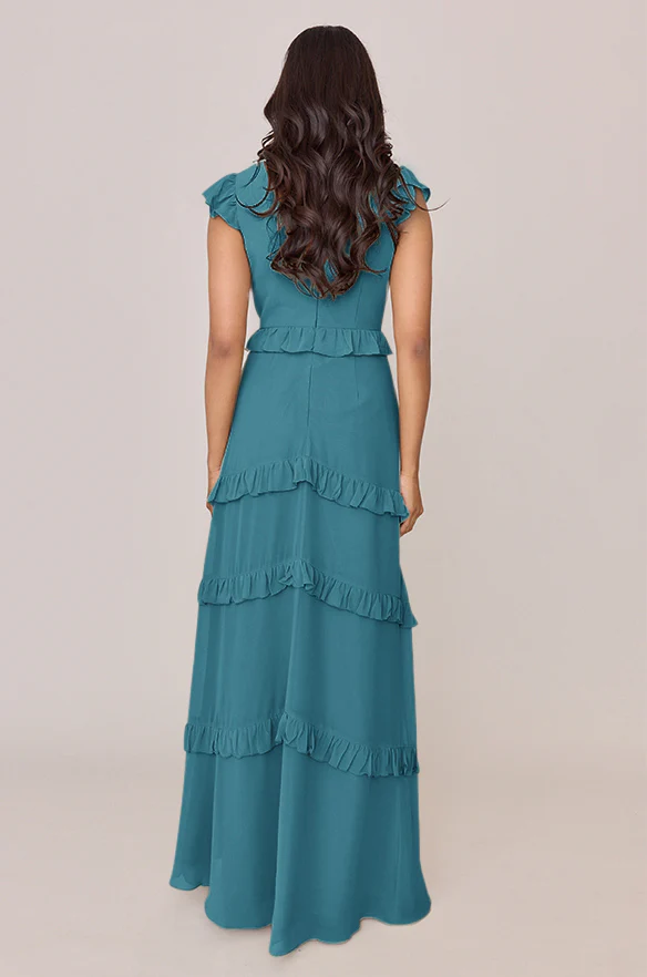 Amelia Chiffon Dress | Made To Order - Image 28