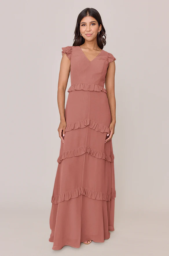 Amelia Chiffon Dress | Made To Order - Image 29