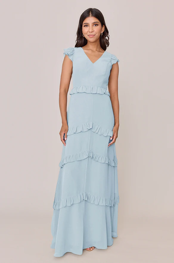 Amelia Chiffon Dress | Made To Order - Image 45