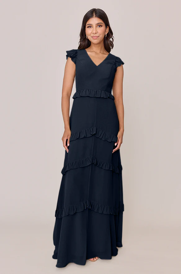 Amelia Chiffon Dress | Made To Order - Image 59