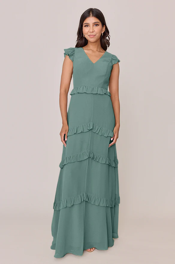Amelia Chiffon Dress | Made To Order - Image 73
