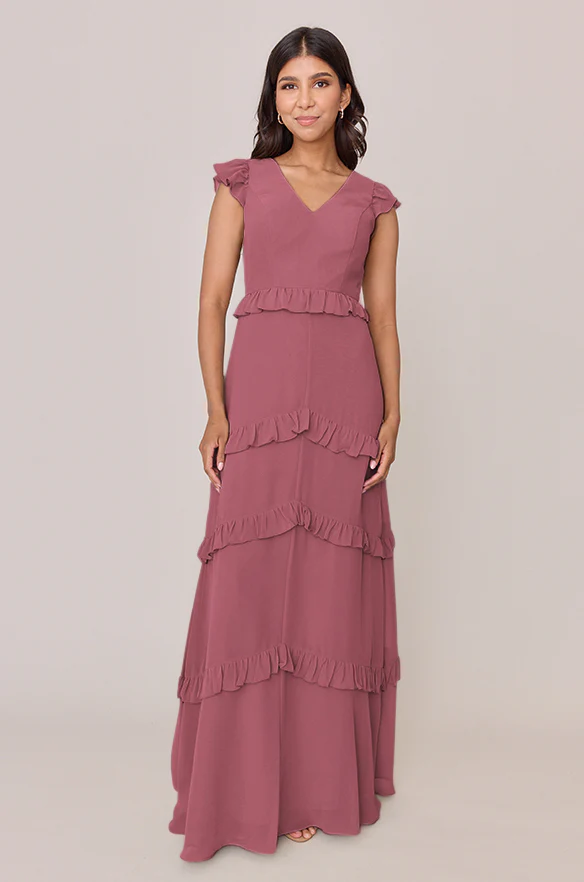 Amelia Chiffon Dress | Made To Order - Image 77