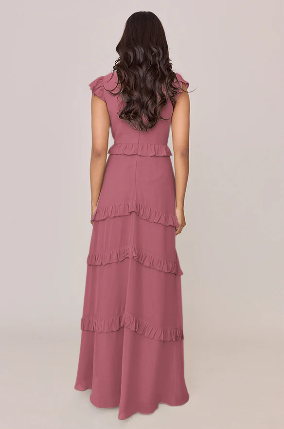 Amelia Chiffon Dress | Made To Order - Image 78