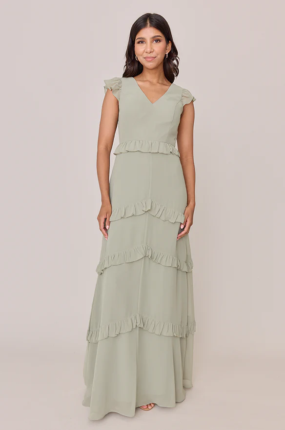 Amelia Chiffon Dress | Made To Order - Image 87