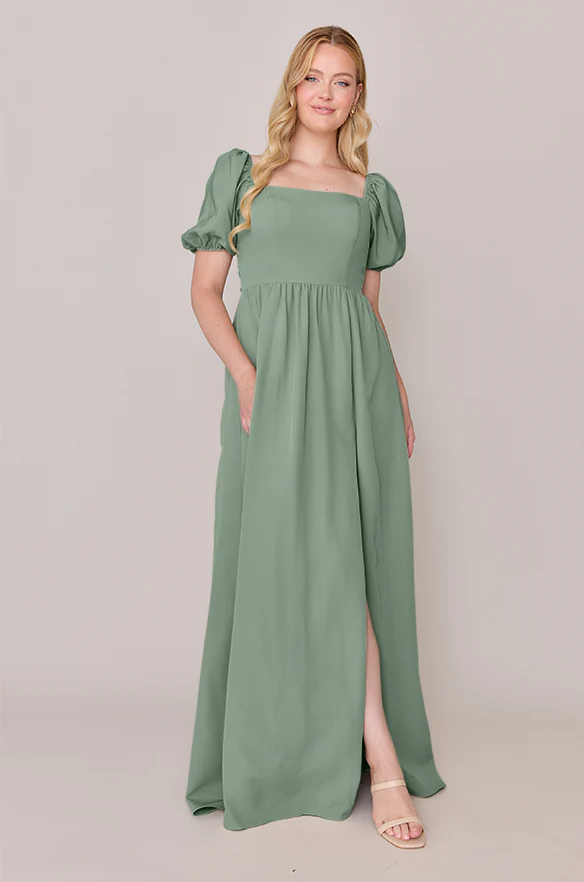 Angelle Crepe Dress | Made To Order - Image 46