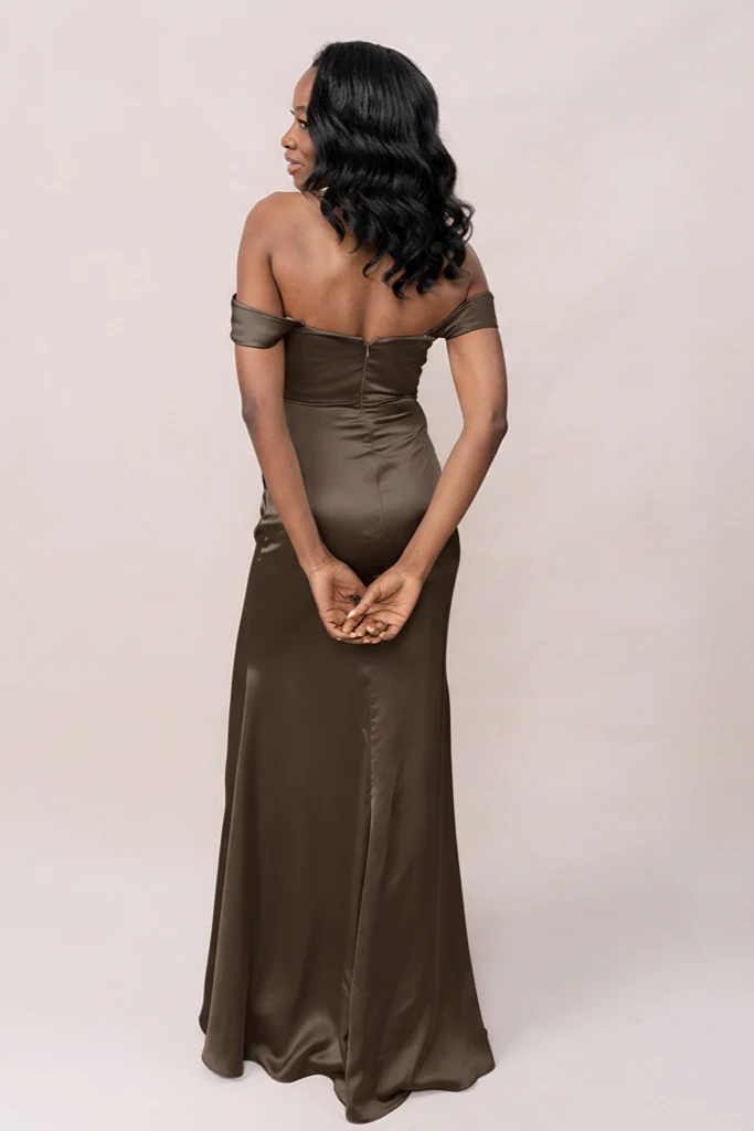 Ariel Convertible Satin Dress | Made To Order - Image 163