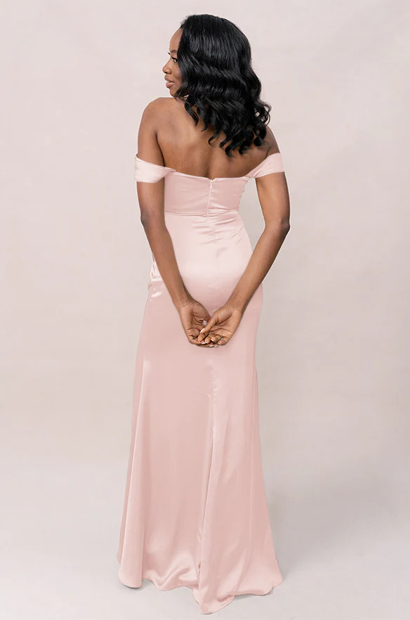 Ariel Convertible Satin Dress | Made To Order - Image 86