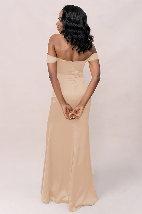 Ariel Convertible Satin Dress | Made To Order - Image 95