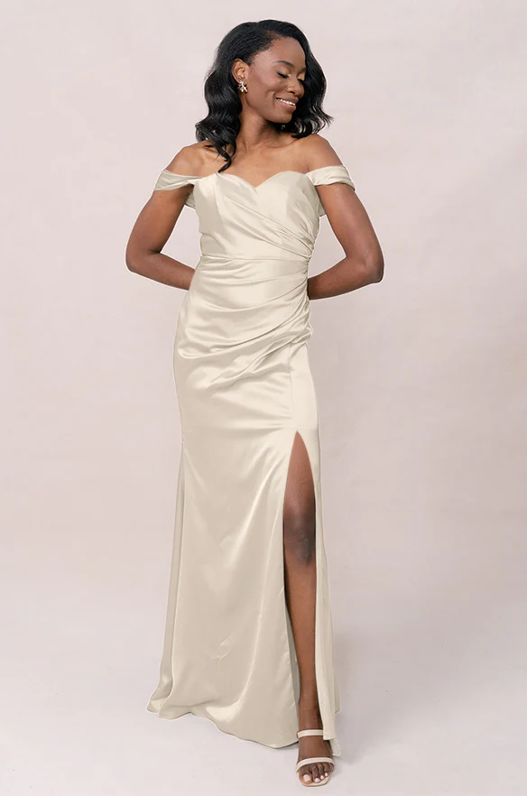 Ariel Convertible Satin Dress | Made To Order - Image 99