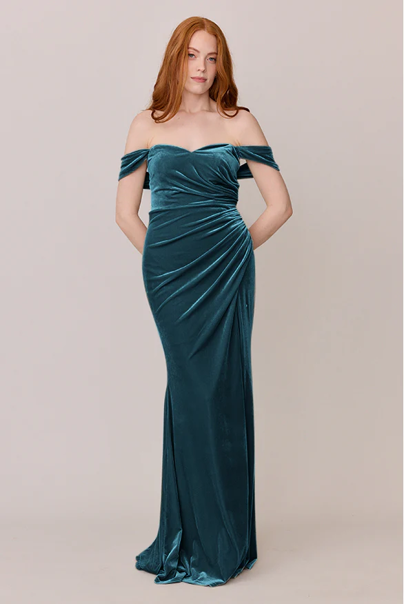 Ariel Convertible Velvet Dress | Made To Order - Image 14