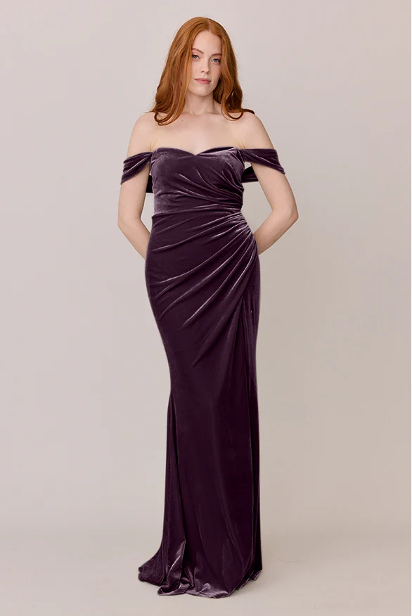 Ariel Convertible Velvet Dress | Made To Order - Image 34