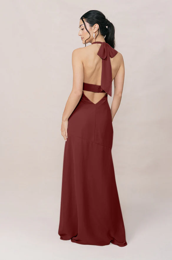 Athena Chiffon Dress | Made To Order - Image 27