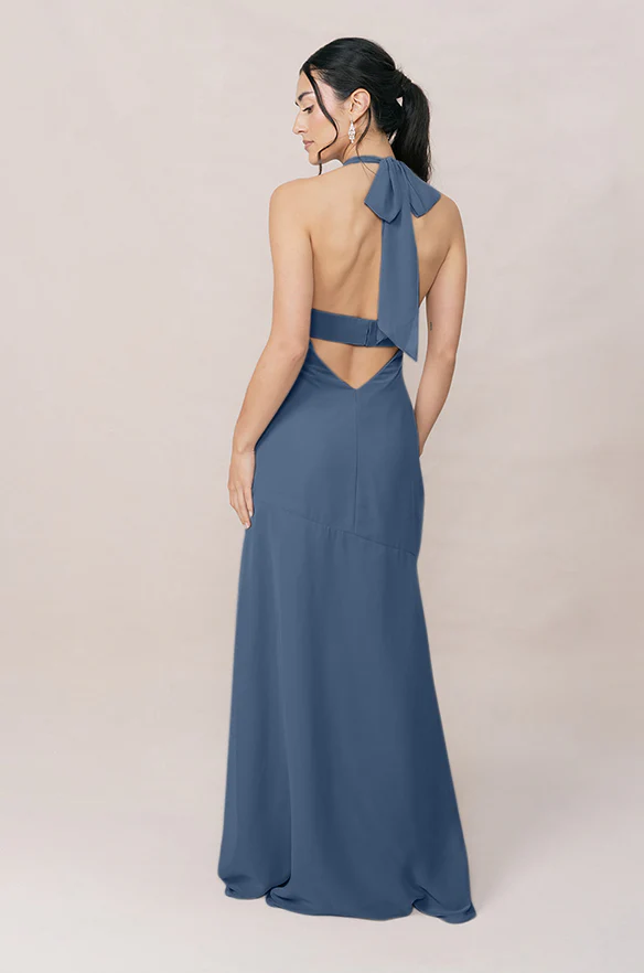 Athena Chiffon Dress | Made To Order - Image 45