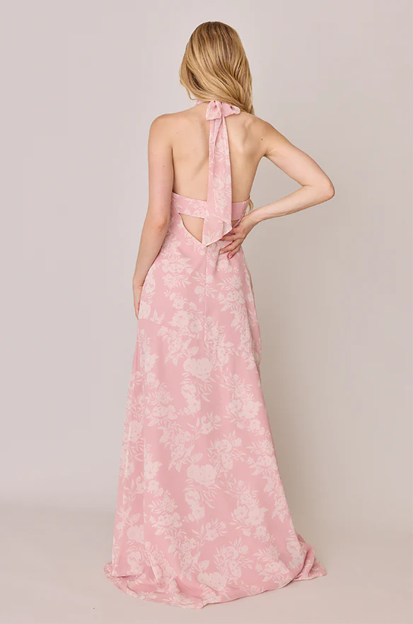 Athena Chiffon Floral Print Dress | Made To Order - Image 29