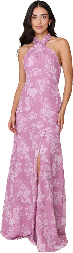 Athena Chiffon Floral Print Dress | Made To Order - Image 32