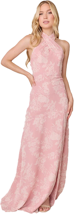 Athena Chiffon Floral Print Dress | Made To Order - Image 38