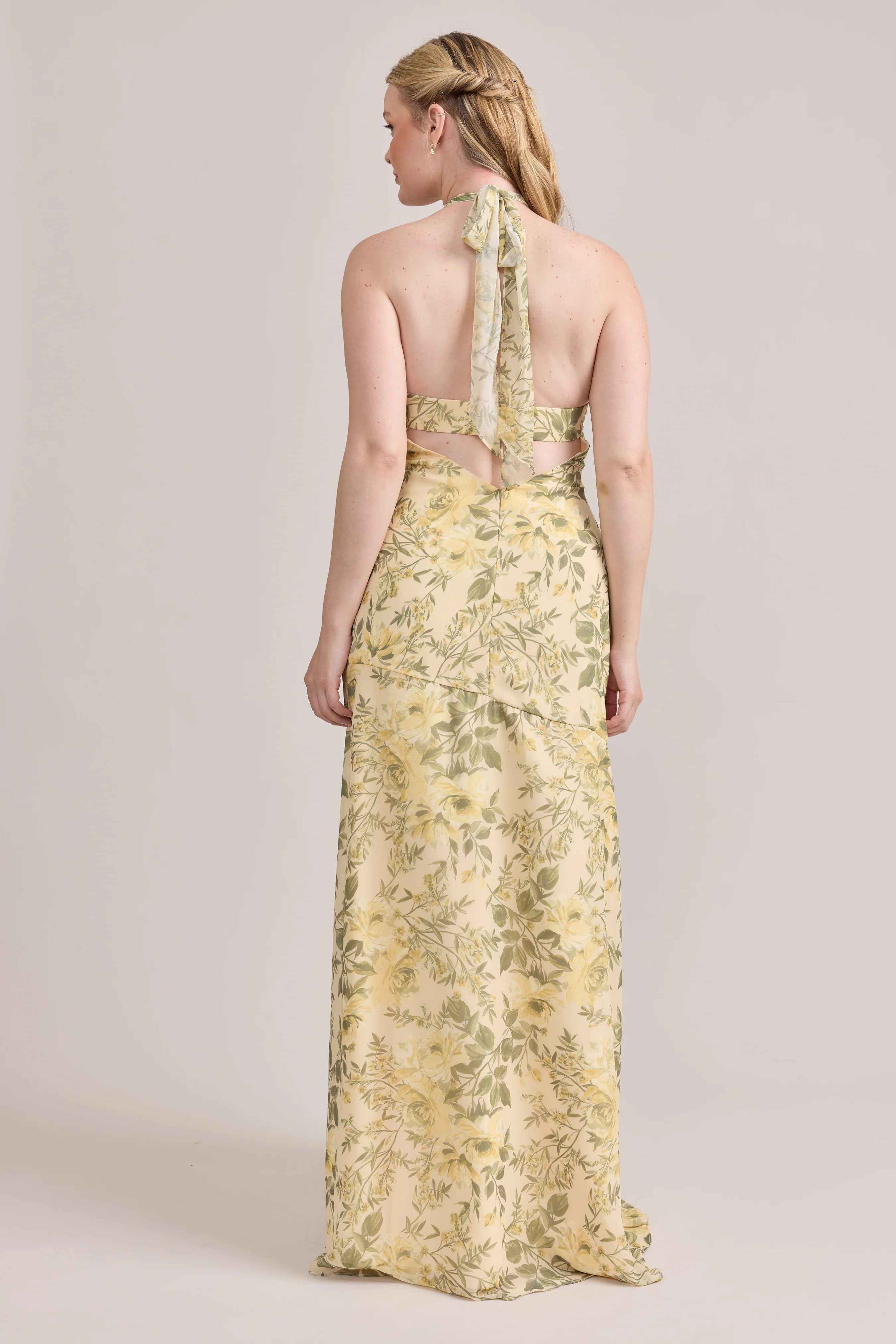 Athena Chiffon Floral Print Dress | Made To Order - Image 44