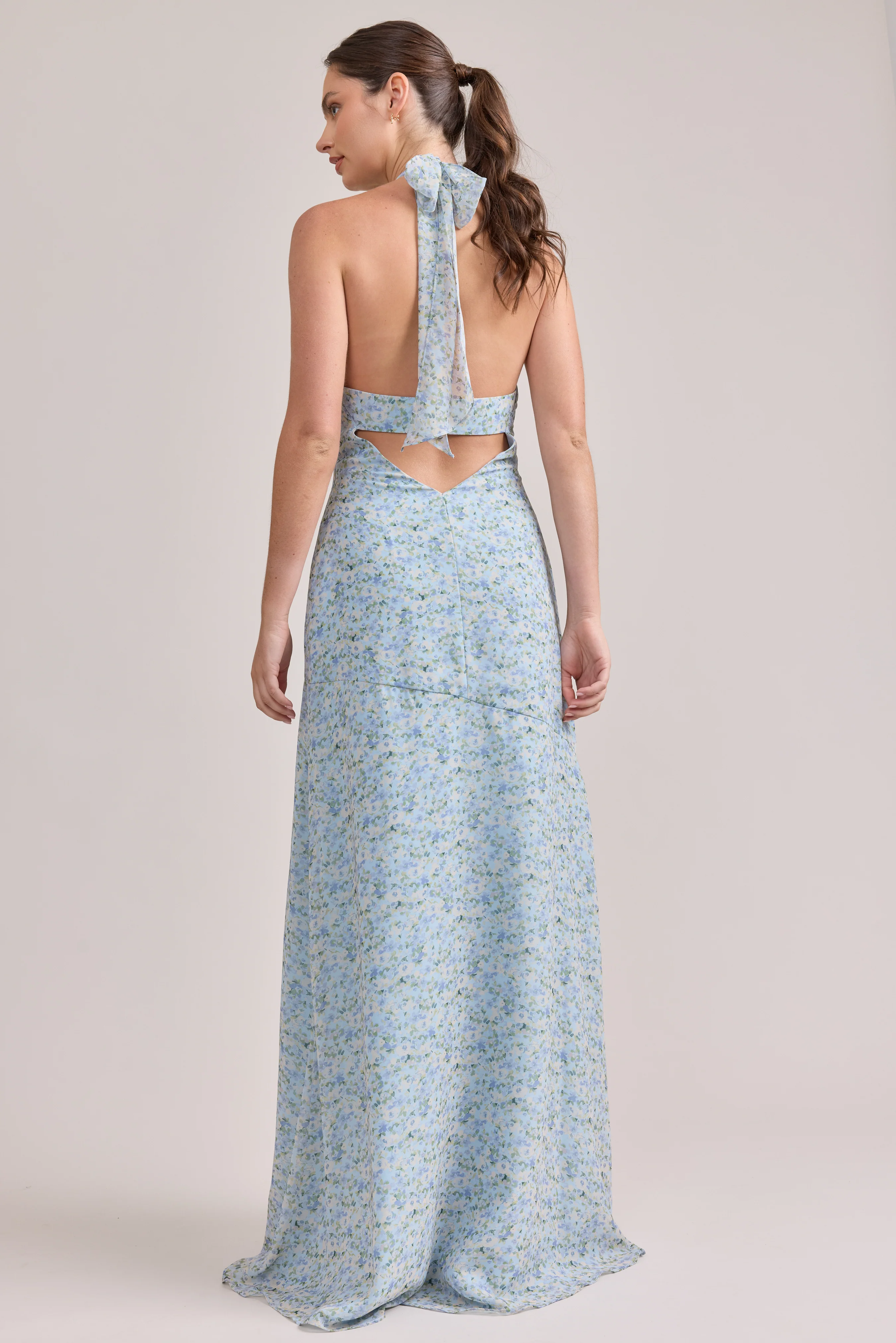 Athena Chiffon Floral Print Dress | Made To Order - Image 56