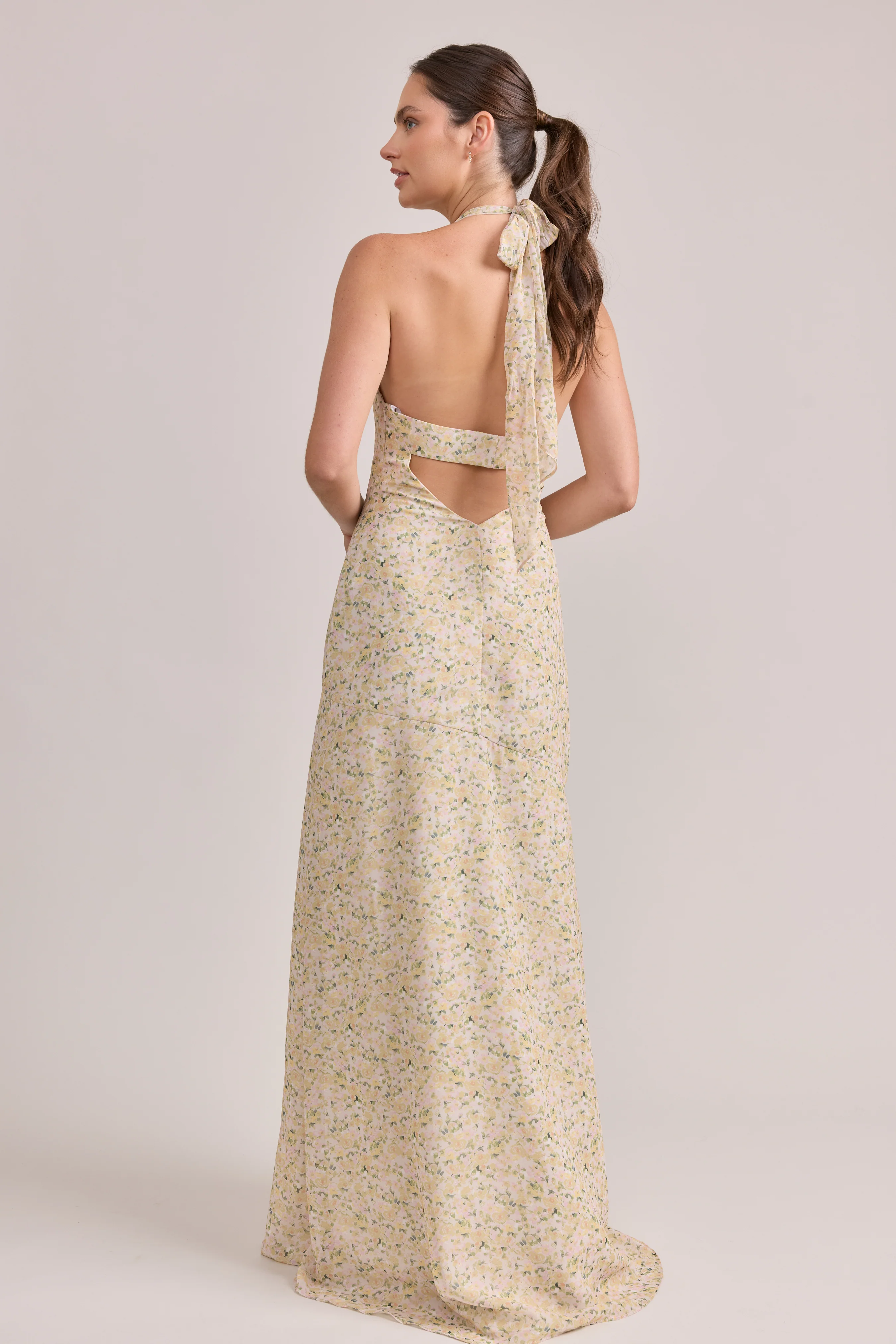 Athena Chiffon Floral Print Dress | Made To Order - Image 58