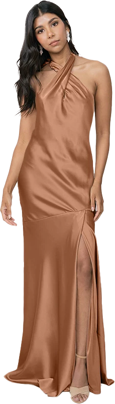 Athena Satin Dress | Made To Order - Image 150