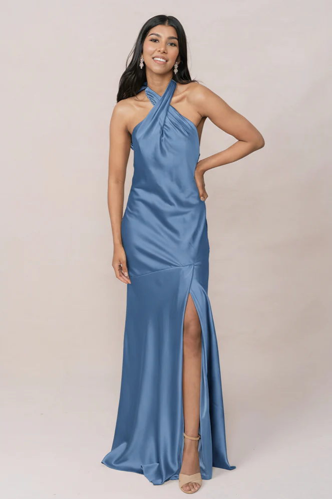 Athena Satin Dress | Made To Order - Image 162