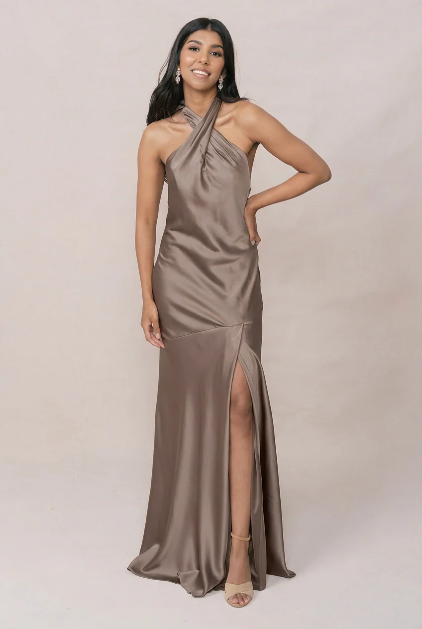 Athena Satin Dress | Made To Order - Image 169