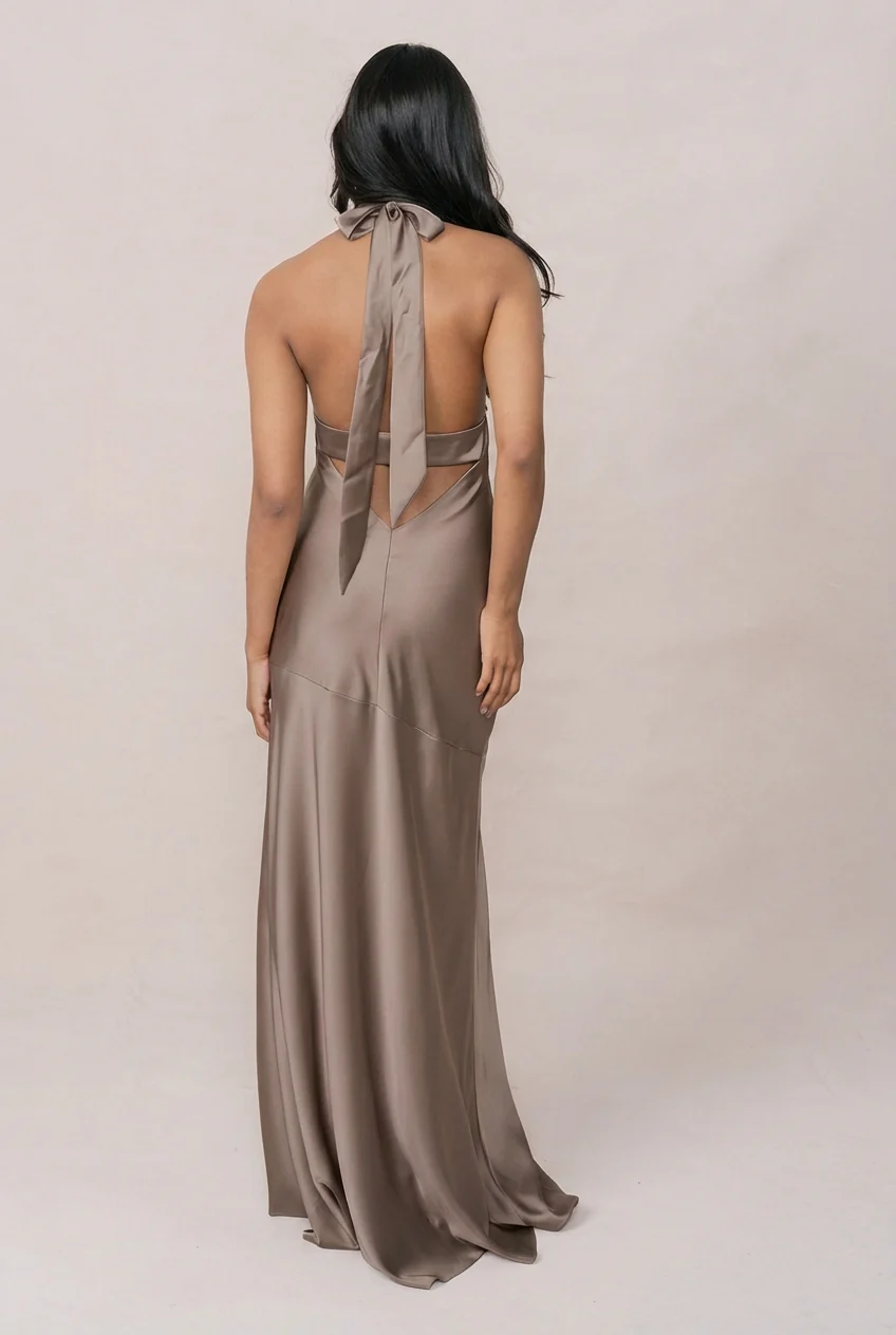 Athena Satin Dress | Made To Order - Image 174