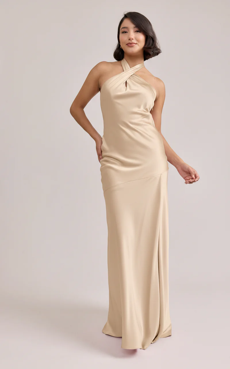 Athena Satin Dress | Made To Order - Image 175