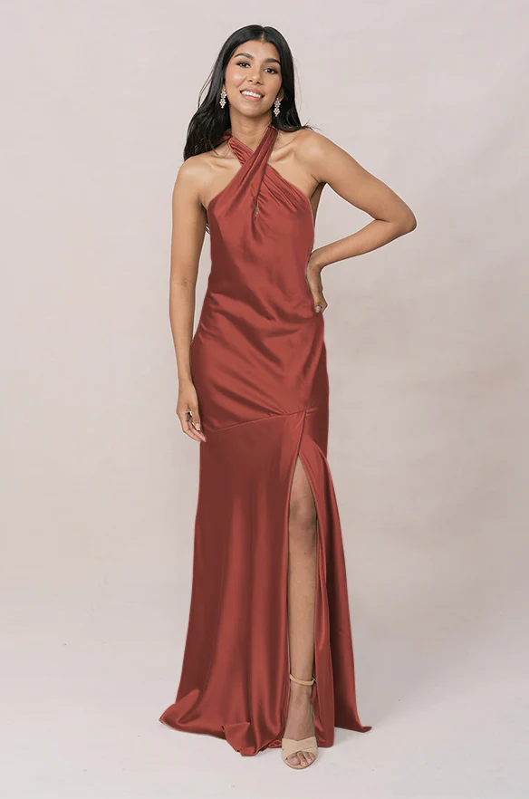 Athena Satin Dress | Made To Order - Image 19