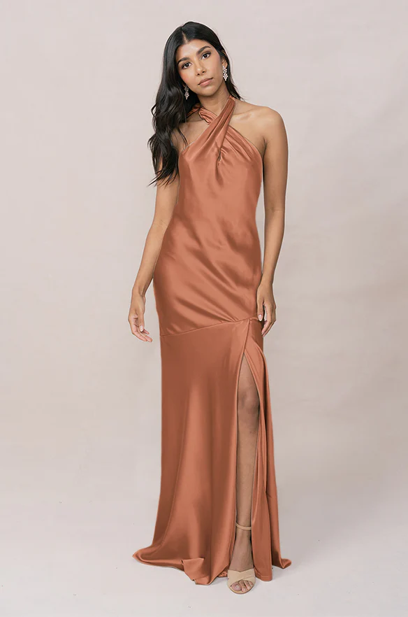Athena Satin Dress | Made To Order - Image 23