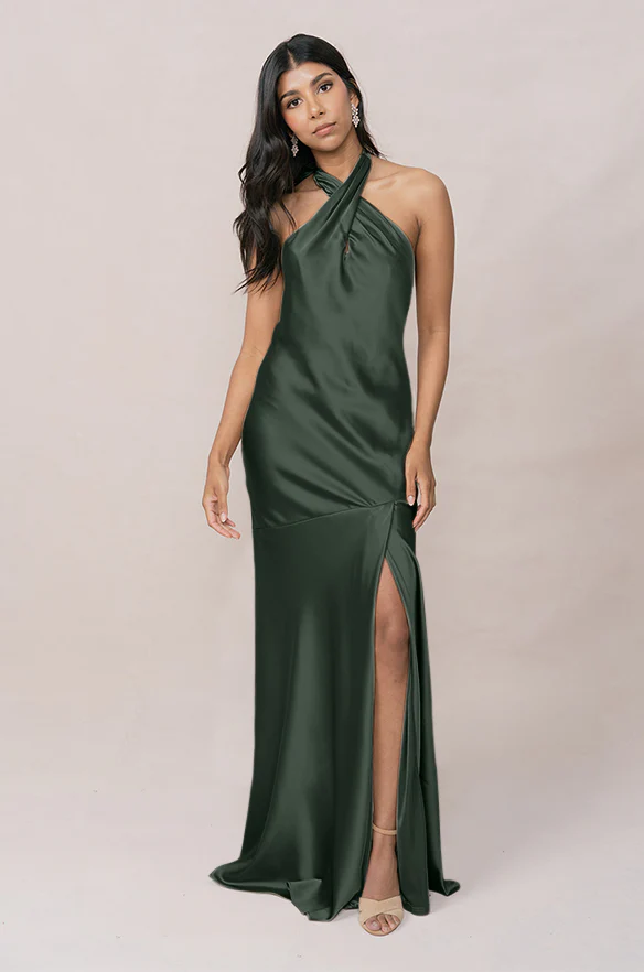 Athena Satin Dress | Made To Order - Image 25