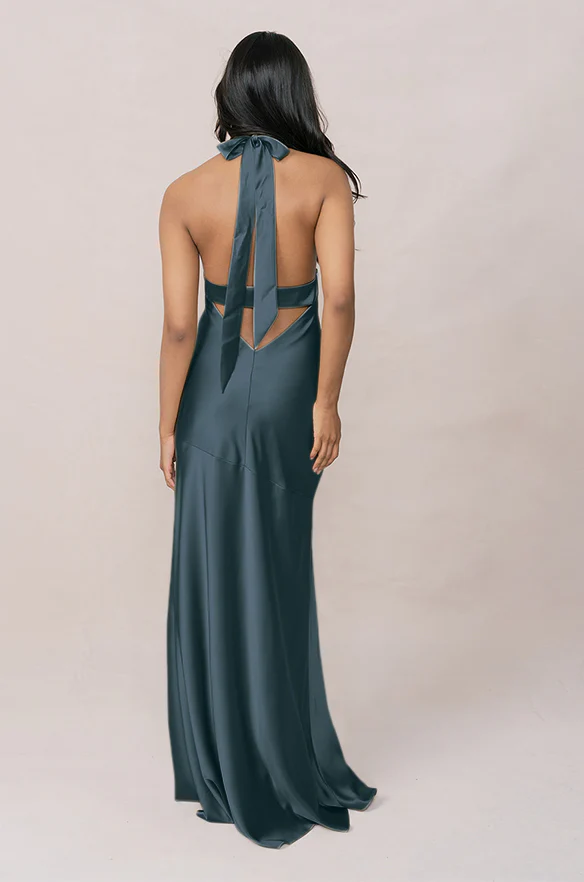 Athena Satin Dress | Made To Order - Image 36
