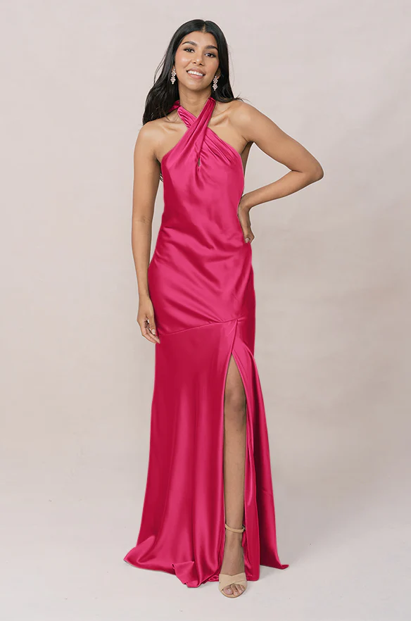 Athena Satin Dress | Made To Order - Image 47