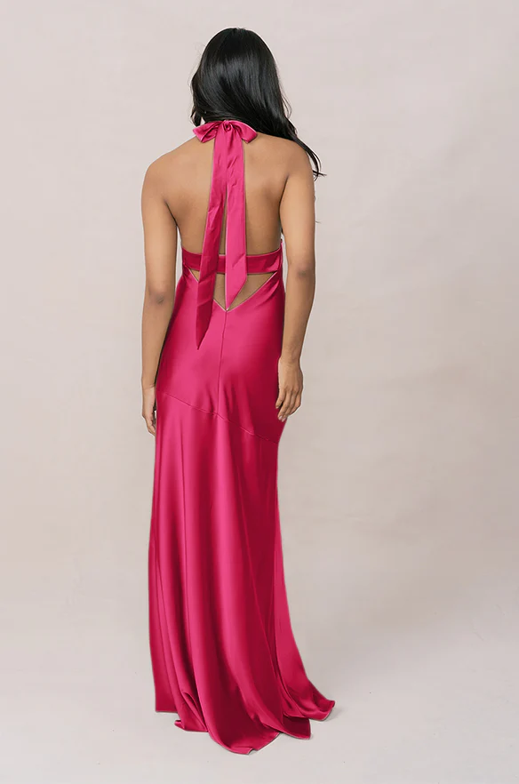 Athena Satin Dress | Made To Order - Image 48