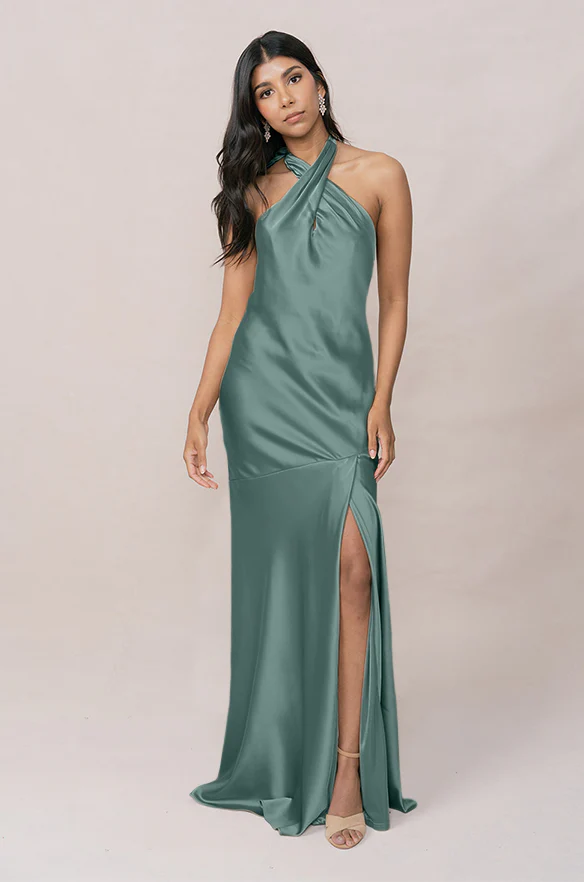 Athena Satin Dress | Made To Order - Image 79