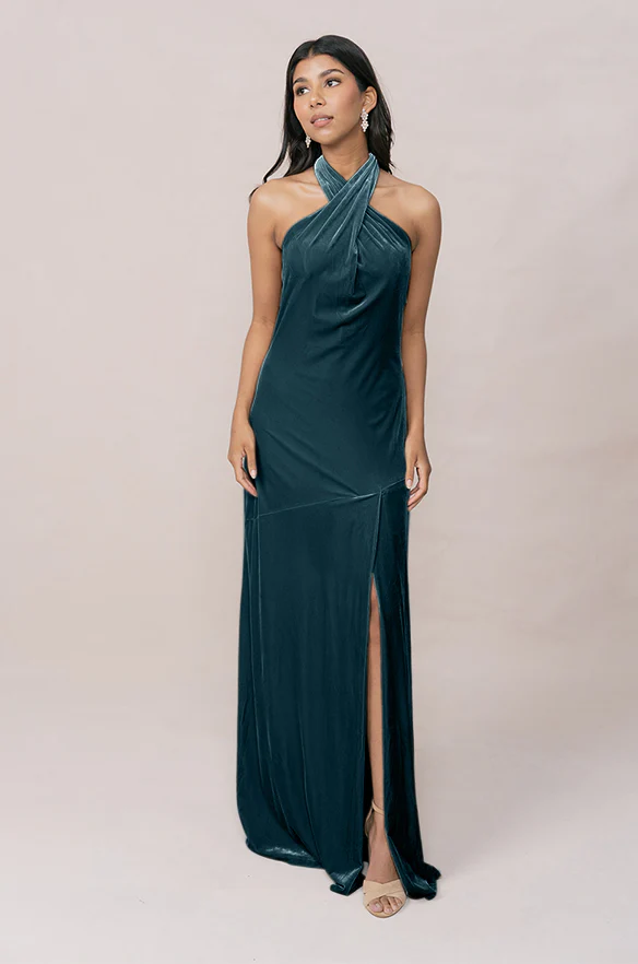 Athena Velvet Dress | Made To Order - Image 43