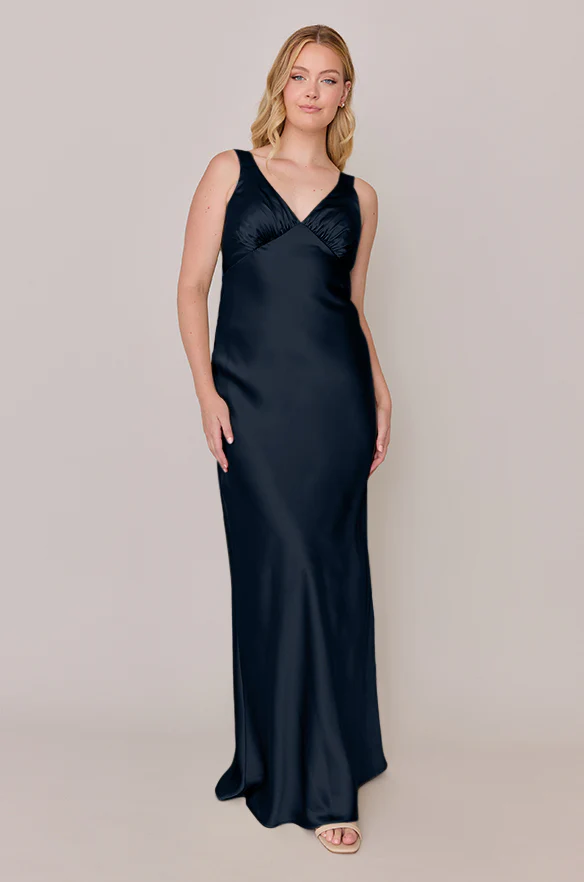 Audrey Satin Dress | Made To Order - Image 105