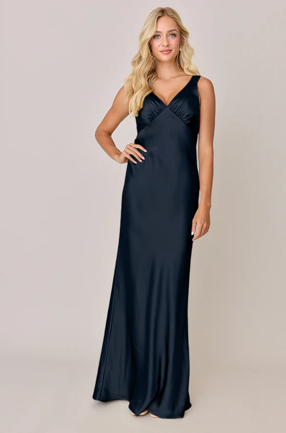 Audrey Satin Dress | Made To Order - Image 107