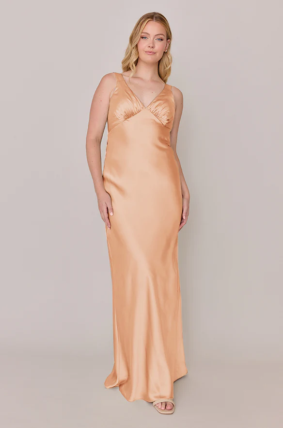 Audrey Satin Dress | Made To Order - Image 113