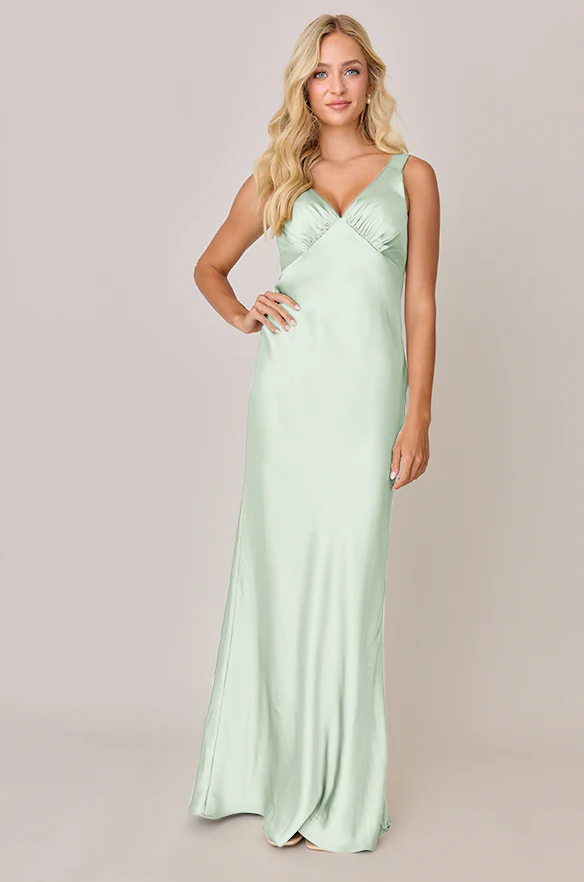 Audrey Satin Dress | Made To Order - Image 123
