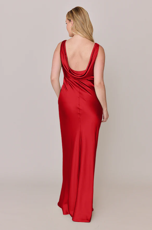 Audrey Satin Dress | Made To Order - Image 126