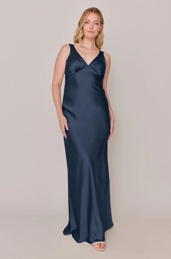 Audrey Satin Dress | Made To Order - Image 127