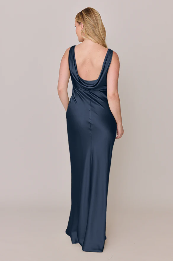 Audrey Satin Dress | Made To Order - Image 128