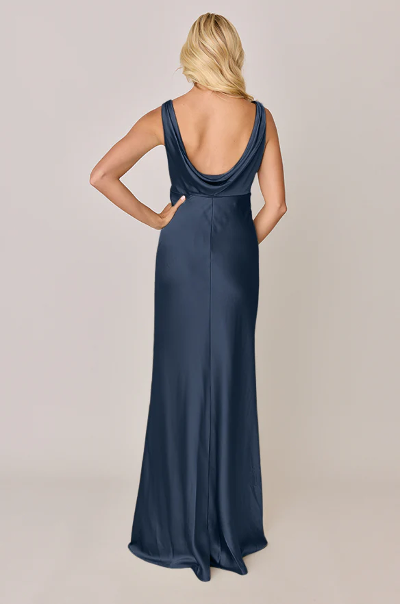 Audrey Satin Dress | Made To Order - Image 130