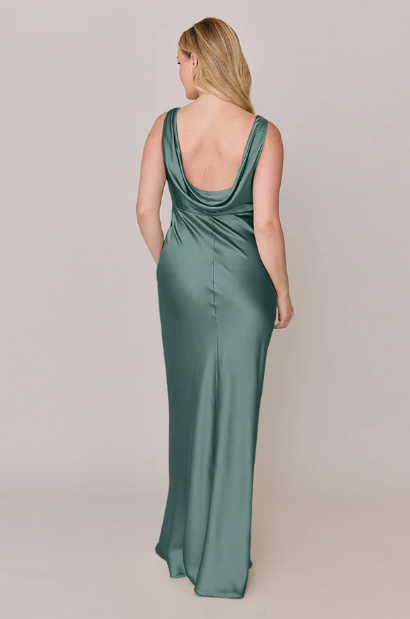 Audrey Satin Dress | Made To Order - Image 134