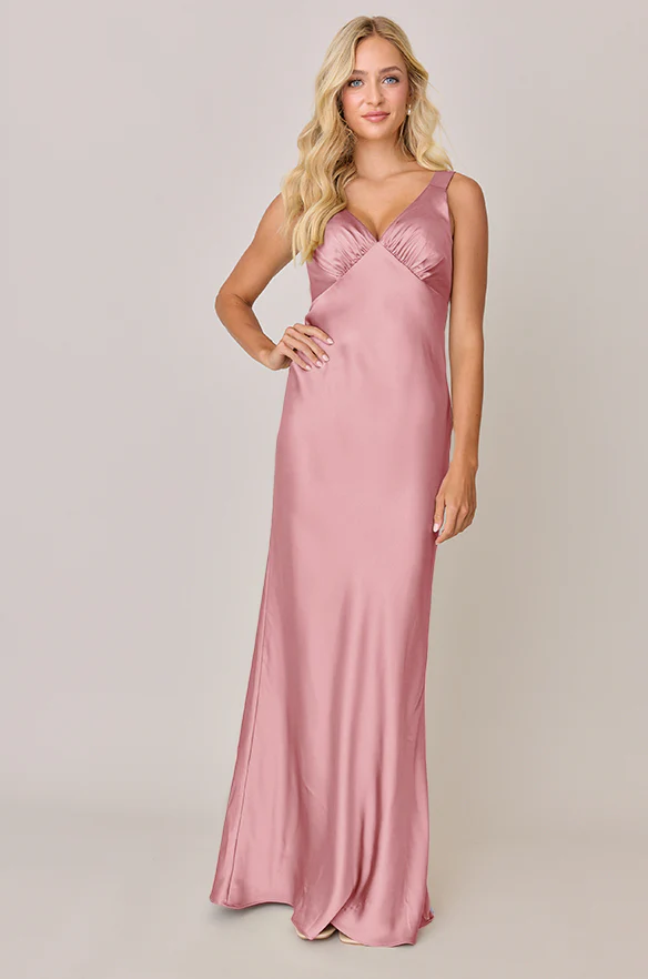 Audrey Satin Dress | Made To Order - Image 137