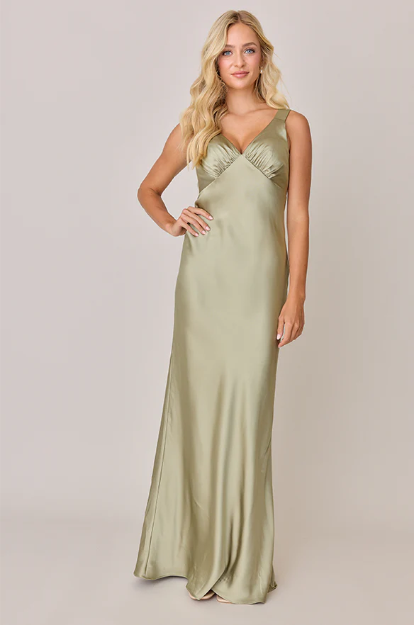 Audrey Satin Dress | Made To Order - Image 147