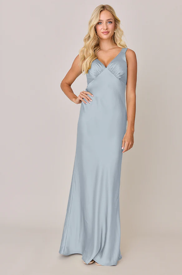 Audrey Satin Dress | Made To Order - Image 151