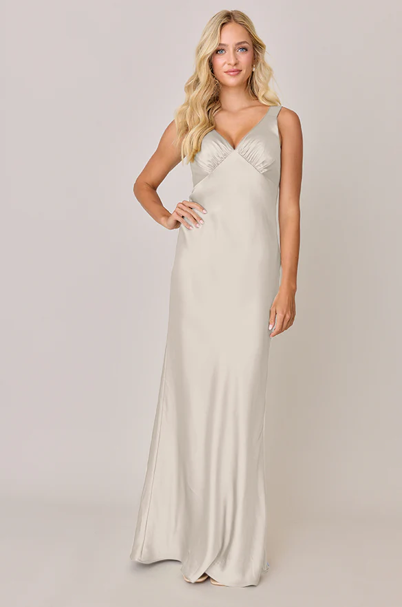 Audrey Satin Dress | Made To Order - Image 155